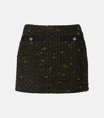 Wool-blend bouclé miniskirt | Gucci