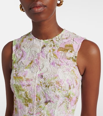 Midikleid aus Guipure-Spitze | Monique Lhuillier