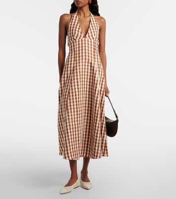 Midikleid Marais aus Leinen | Faithfull