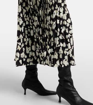 White Label Runa printed twill midi skirt | Proenza Schouler