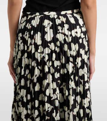 White Label Runa printed twill midi skirt | Proenza Schouler