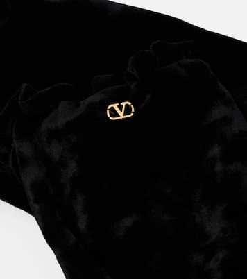 VLogo velvet gloves | Valentino