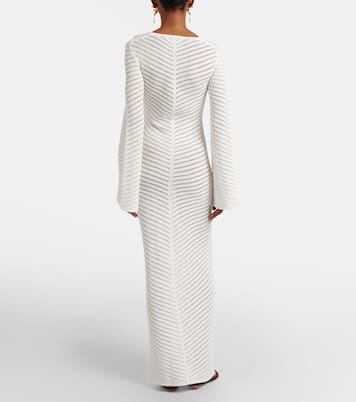 Maxikleid Cassis aus Strick | Rebecca Vallance