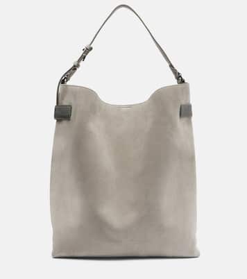 Tote Bag Essence Monili Large aus Veloursleder | Brunello Cucinelli