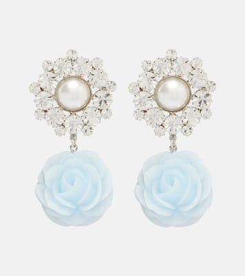 Ohrringe mit Kristallen und Zierperlen | Magda Butrym