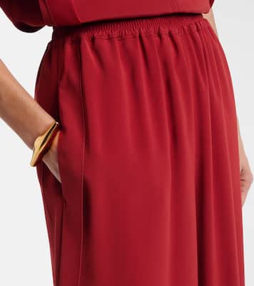 Pantalon ample en crêpe | Max Mara