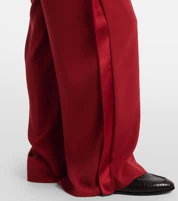 Pantalon ample en crêpe | Max Mara