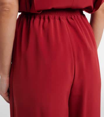 Pantalon ample en crêpe | Max Mara