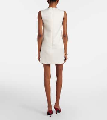 Yvonne floral-appliqué minidress | Leo Lin