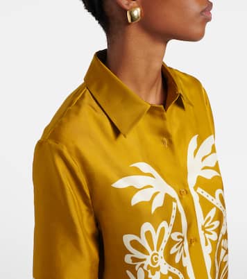 Camicia Émeraude in twill di seta | Eres