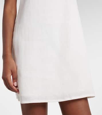 Geneva linen minidress | Asceno