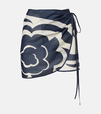 Lilou printed cotton beach cover-up | SIR