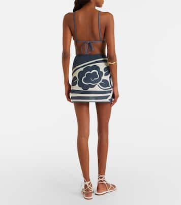 Lilou printed cotton beach cover-up | SIR