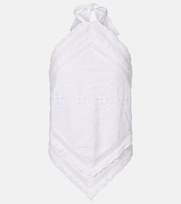 Top Felicity de algodón bordado | Melissa Odabash