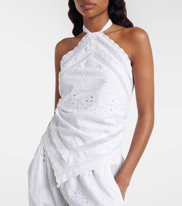 Top Felicity de algodón bordado | Melissa Odabash