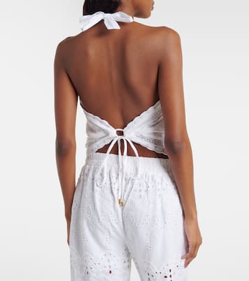 Top Felicity de algodón bordado | Melissa Odabash