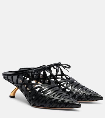 Cirry leather mules | Ferragamo