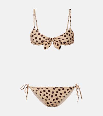  Polka-dot bow-detail bikini | Valentino
