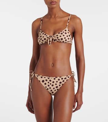  Polka-dot bow-detail bikini | Valentino