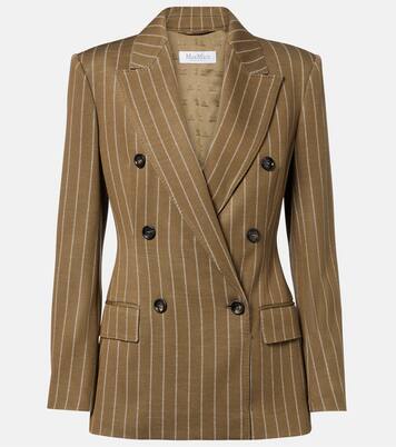 Blazer cruzado Balta con raya diplomática | Max Mara