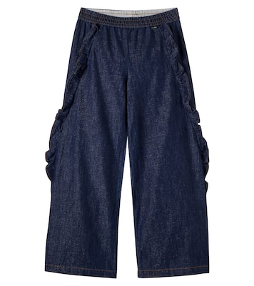 Ariana ruffled cotton-blend pants | Molo
