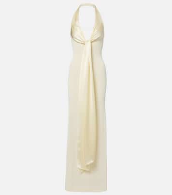 Maxikleid Nayra aus einem Baumwoll-Seidengemisch | Aya Muse