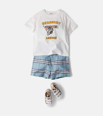 Burberry Check cotton shorts | Burberry Kids
