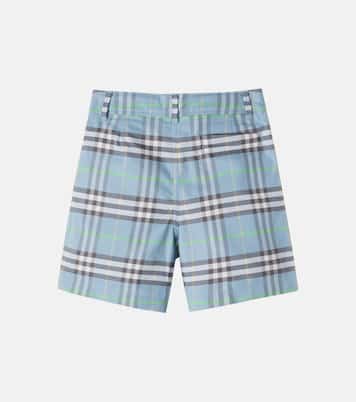 Burberry Check cotton shorts | Burberry Kids