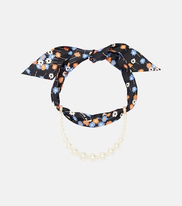 Collar con pañuelo adornado | Miu Miu