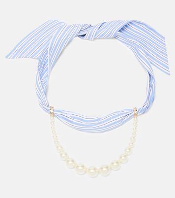 Collar con pañuelo adornado | Miu Miu