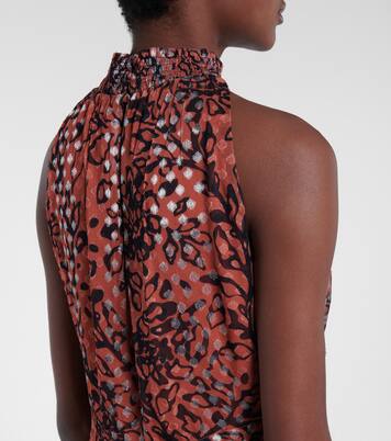 Robe longue Sheena à fleurs | Velvet