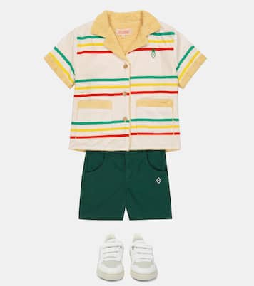 Pig cotton and linen shorts | The Animals Observatory