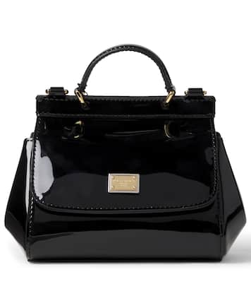 Tasche Sicily Mini aus Lackleder | Dolce&Gabbana Kids