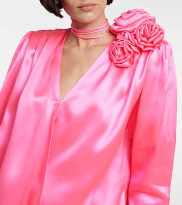 Verziertes Top aus Seide | Magda Butrym