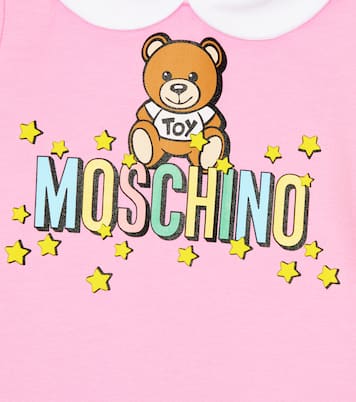 Baby printed cotton jersey onesie | Moschino Kids