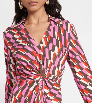 Robe portefeuille imprimée | Diane von Furstenberg