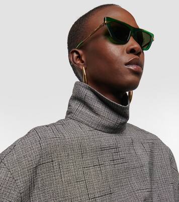 Angle cat-eye sunglasses | Bottega Veneta