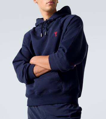 Ami De Cœur cotton jersey hoodie | Ami Paris
