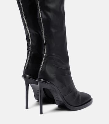 Adna over-the-knee leather boots | Ann Demeulemeester