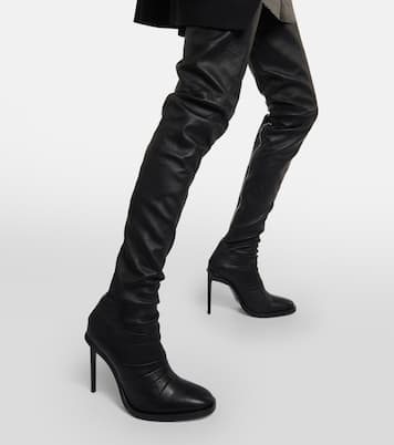Adna over-the-knee leather boots | Ann Demeulemeester