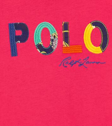 Embroidered cotton T-shirt | Polo Ralph Lauren Kids