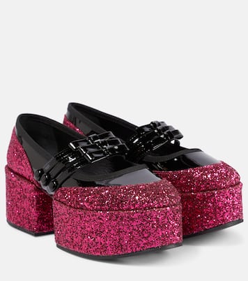 x Repetto platform mary janes | Noir Kei Ninomiya