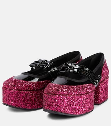 x Repetto platform mary janes | Noir Kei Ninomiya