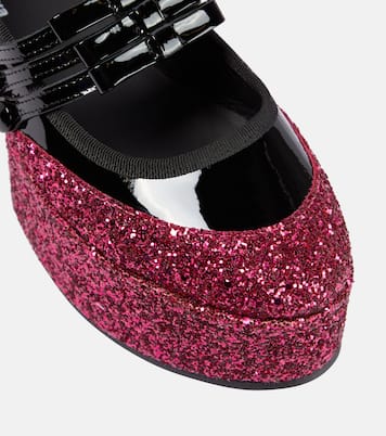 x Repetto platform mary janes | Noir Kei Ninomiya