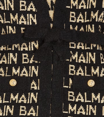 Cardigan con intarsio | Balmain Kids