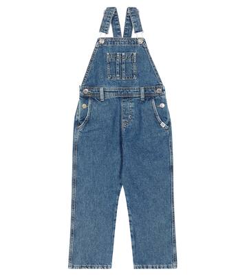 Indigo cotton denim overalls | Liewood