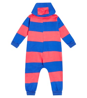 Baby striped cotton jumpsuit | Mini Rodini