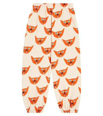 Cat cotton jersey sweatpants | Jellymallow