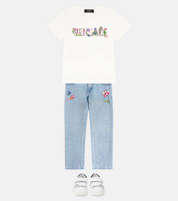Bestickte Jeans  | Versace Kids