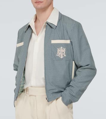 Reversible checked blouson | Amiri